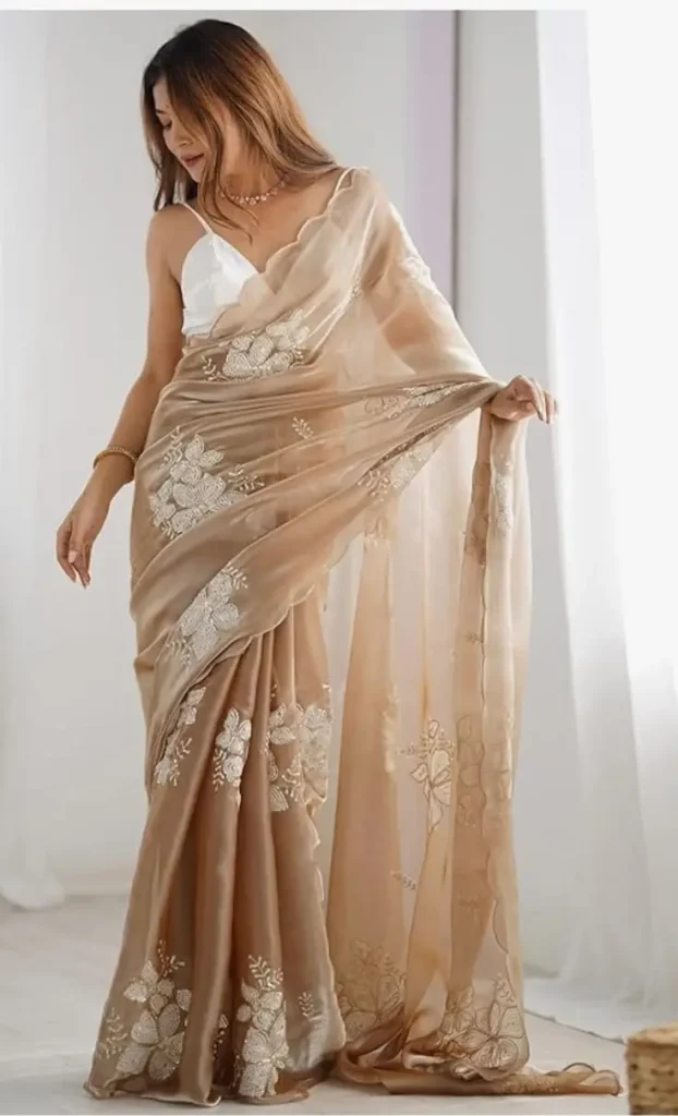 saree for farewell