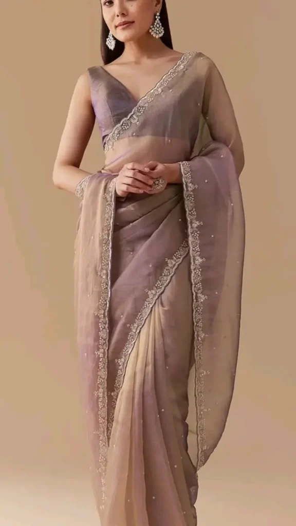 saree for farewell