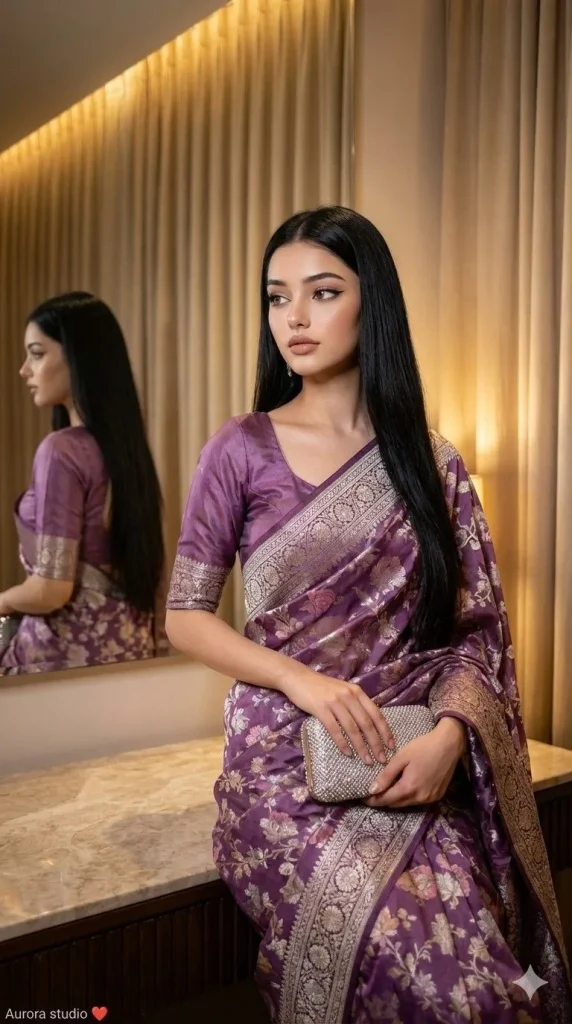 saree for farewell