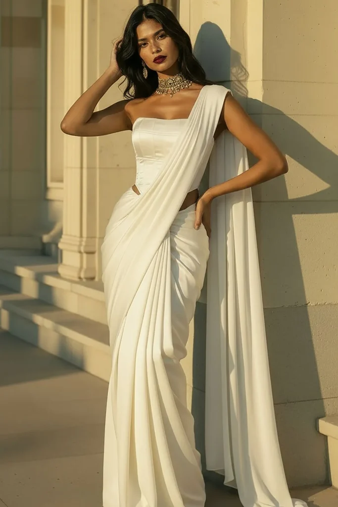 saree for farewell